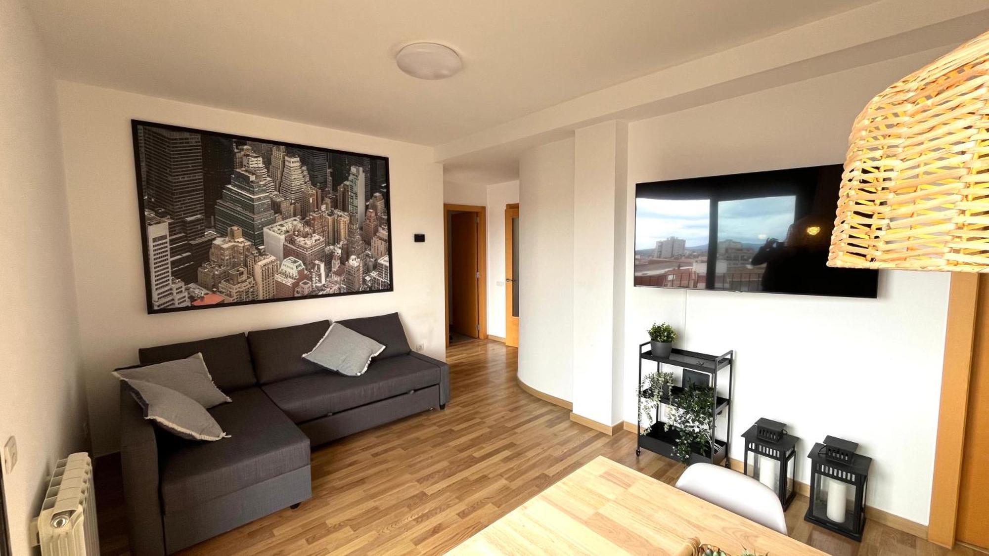 Apartamento Con Terraza By Prestigi Тераса Екстериор снимка